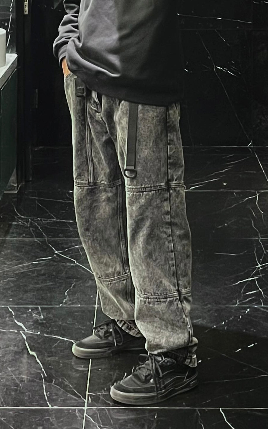 HEAVIES 03 JEANS WASHED BLACK