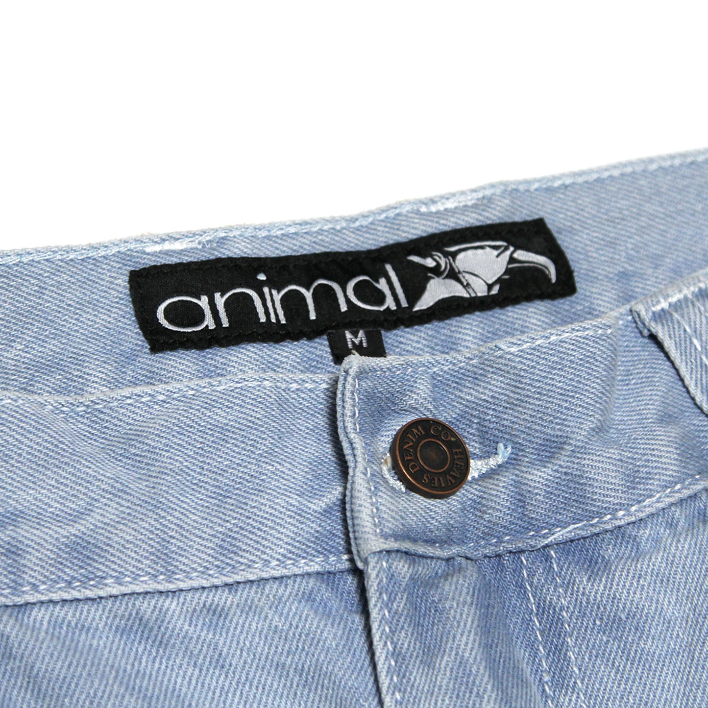 HEAVIES X ANIMAL - STRAIGHT JEANS V2 LIGHT BLUE