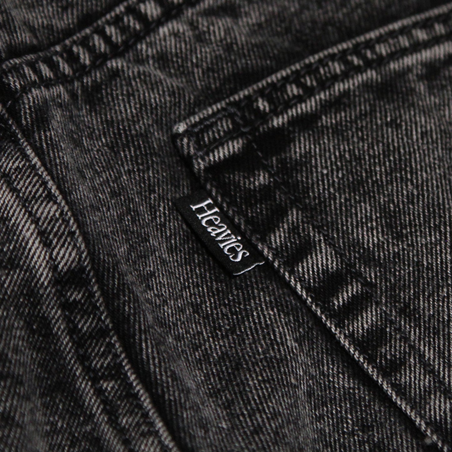 HEAVIES 03 JEANS WASHED BLACK