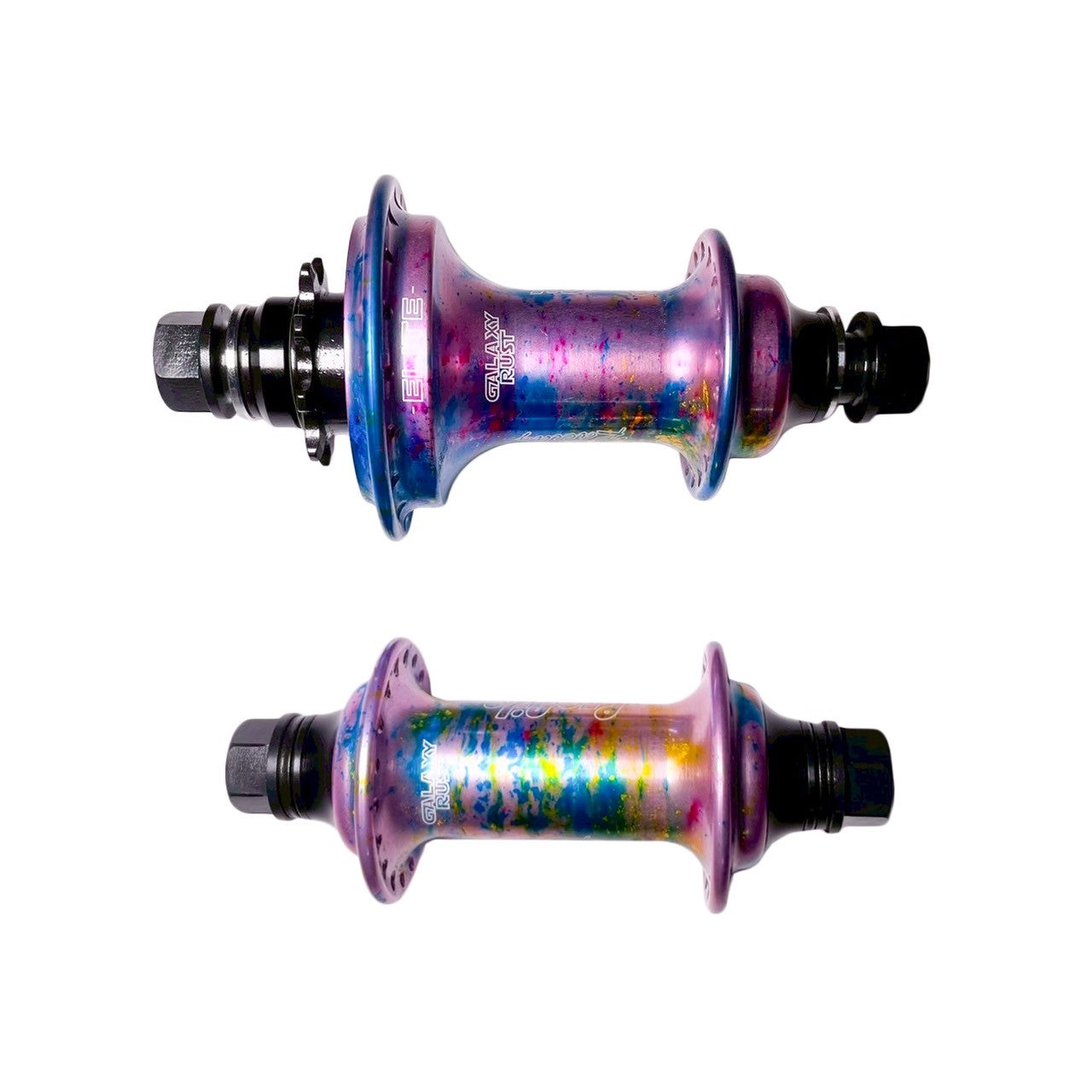 PROFILE RACING - ELITE CASSETTE HUB SET GALAXY RUST 3/8"FEMALE AXLE