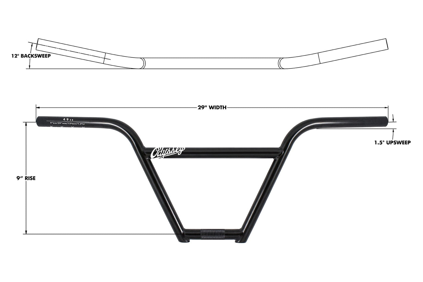 ODYSSEY - 49ER 4PC BARS 9"