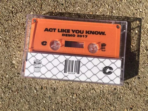 CHALLENGER X ACT LIKE YOU KNOW - CASETTE TAPE 音樂卡帶