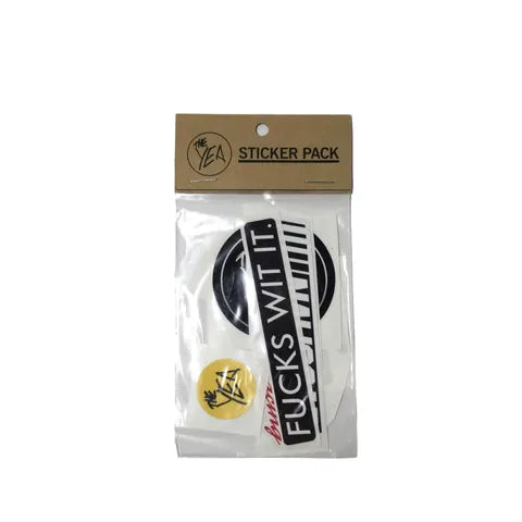 THE YEA - STICKER PACK – STASH BMX DISTRIBUTION