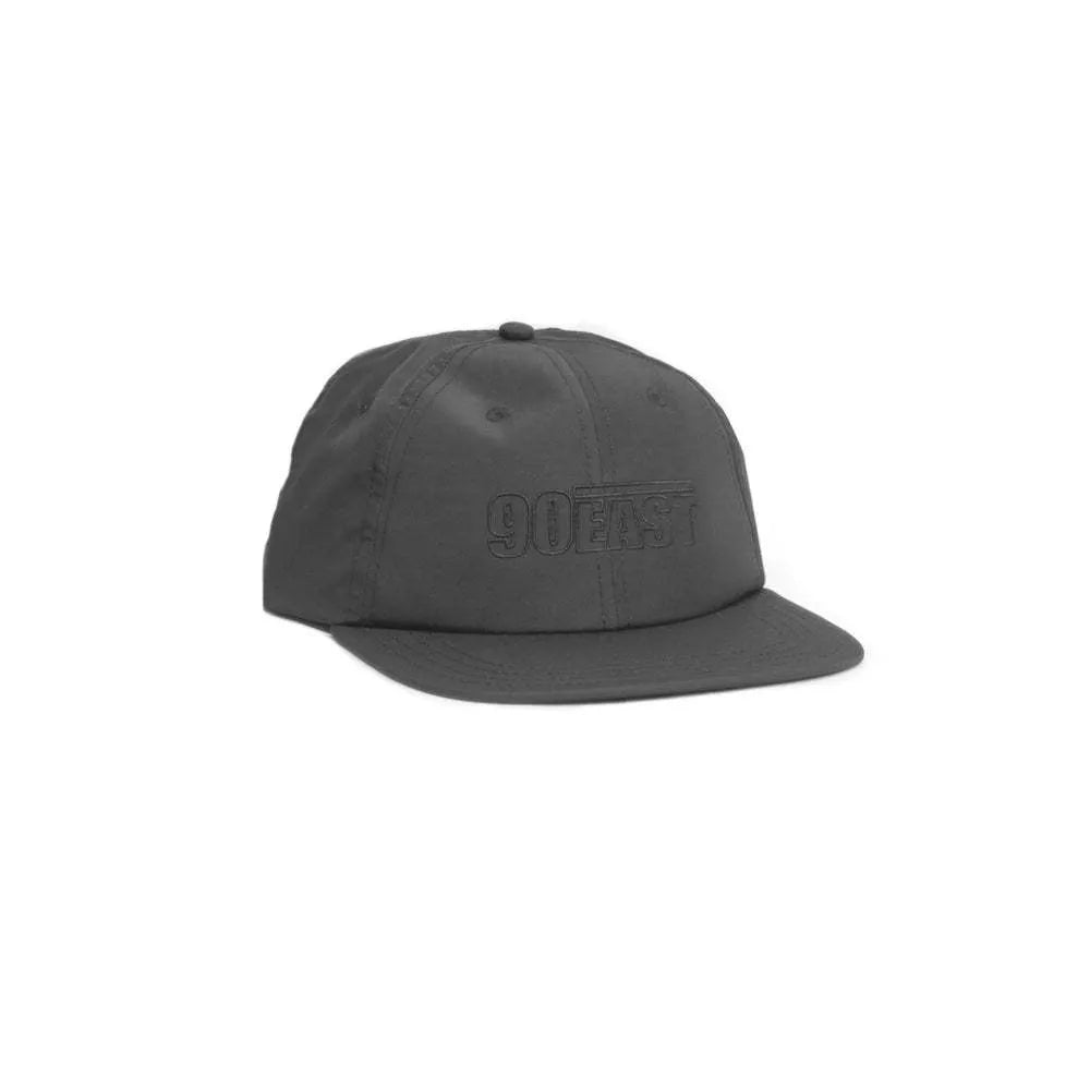 90EAST -  NYLON TECH UNSTRUCTURED HAT BLACK