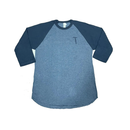 TERRIBLE ONE - NINA 3/4 L/S TEE HEATHER DENIM