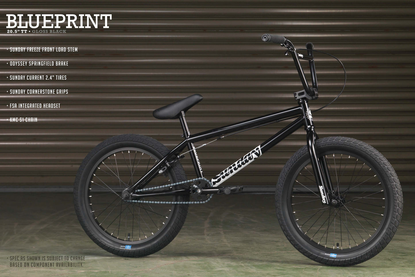 SUNDAY - 2023 BLUEPRINT 20.5" GLOSS BLACK