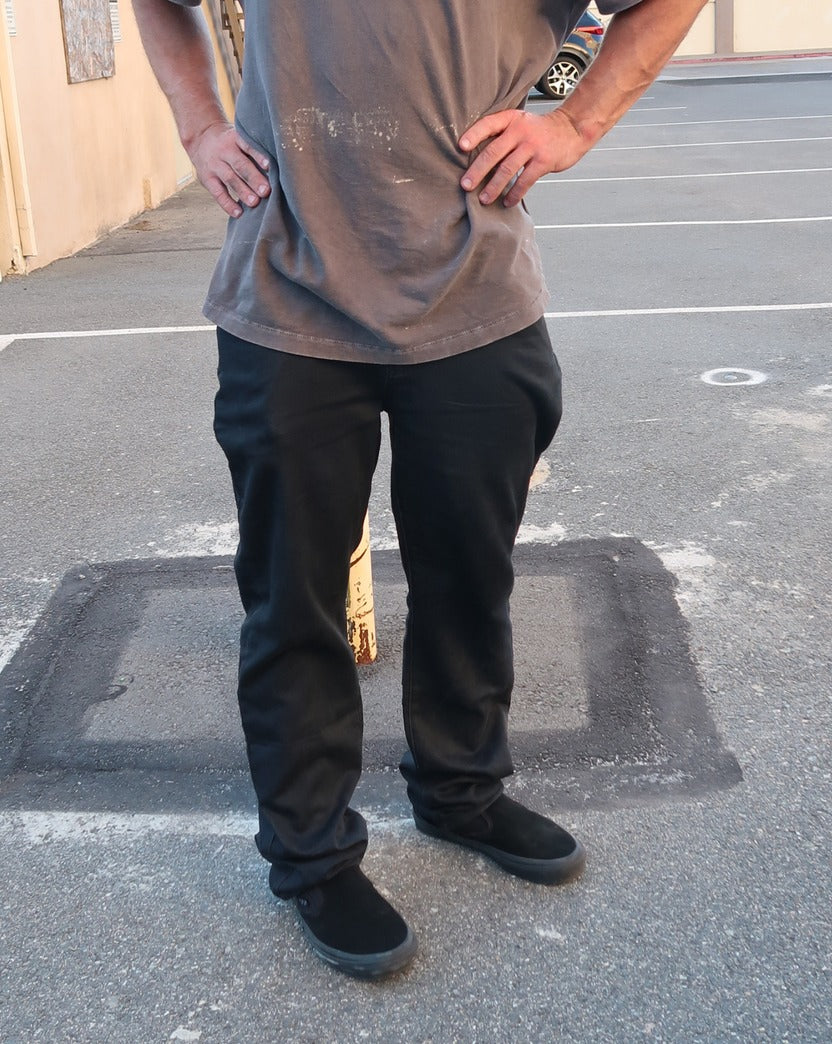 MONTICULE - GARRETT REYNOLDS JEANS BLACK