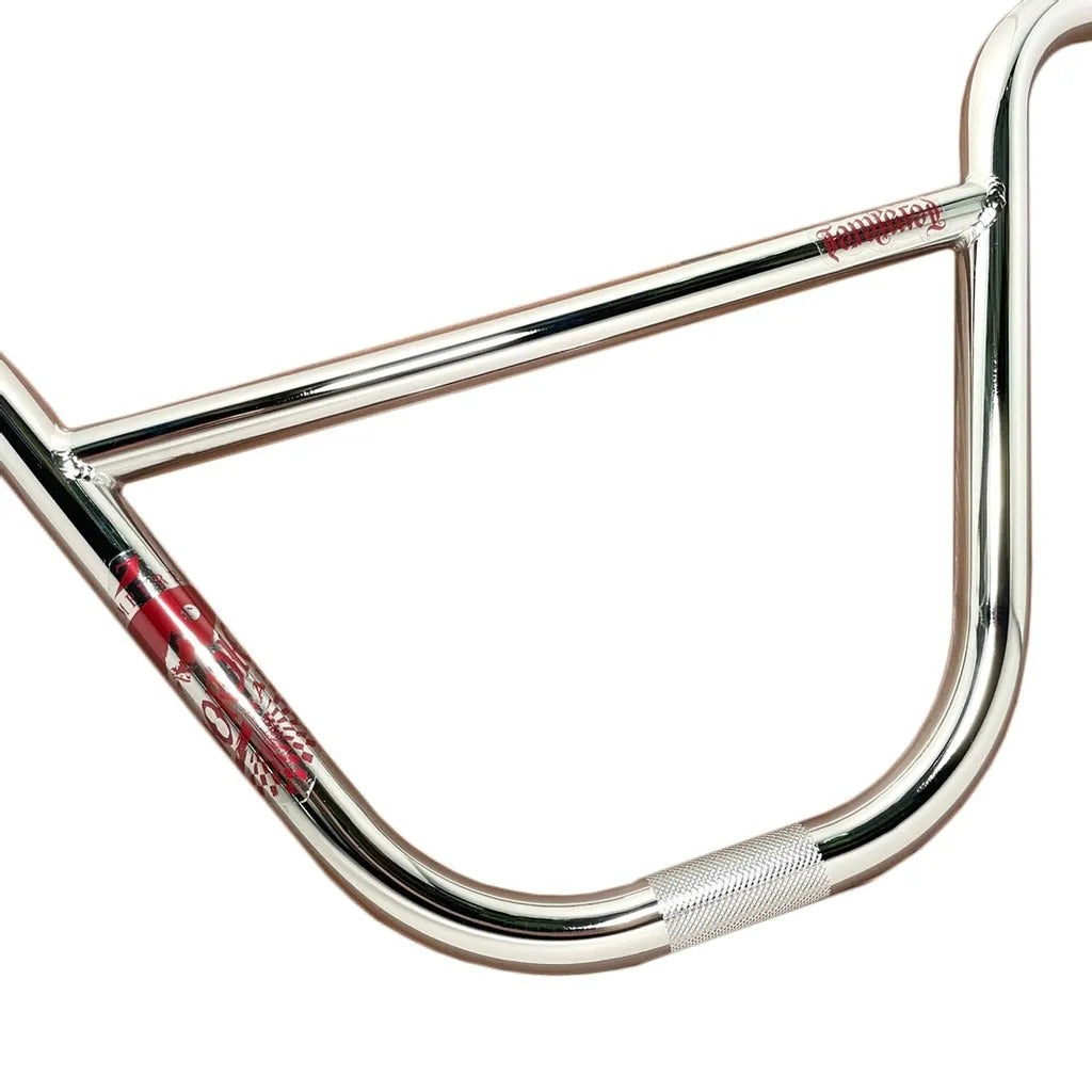 TEMPERED - NORDIC BARS 9.66" BLACK/ CHROME