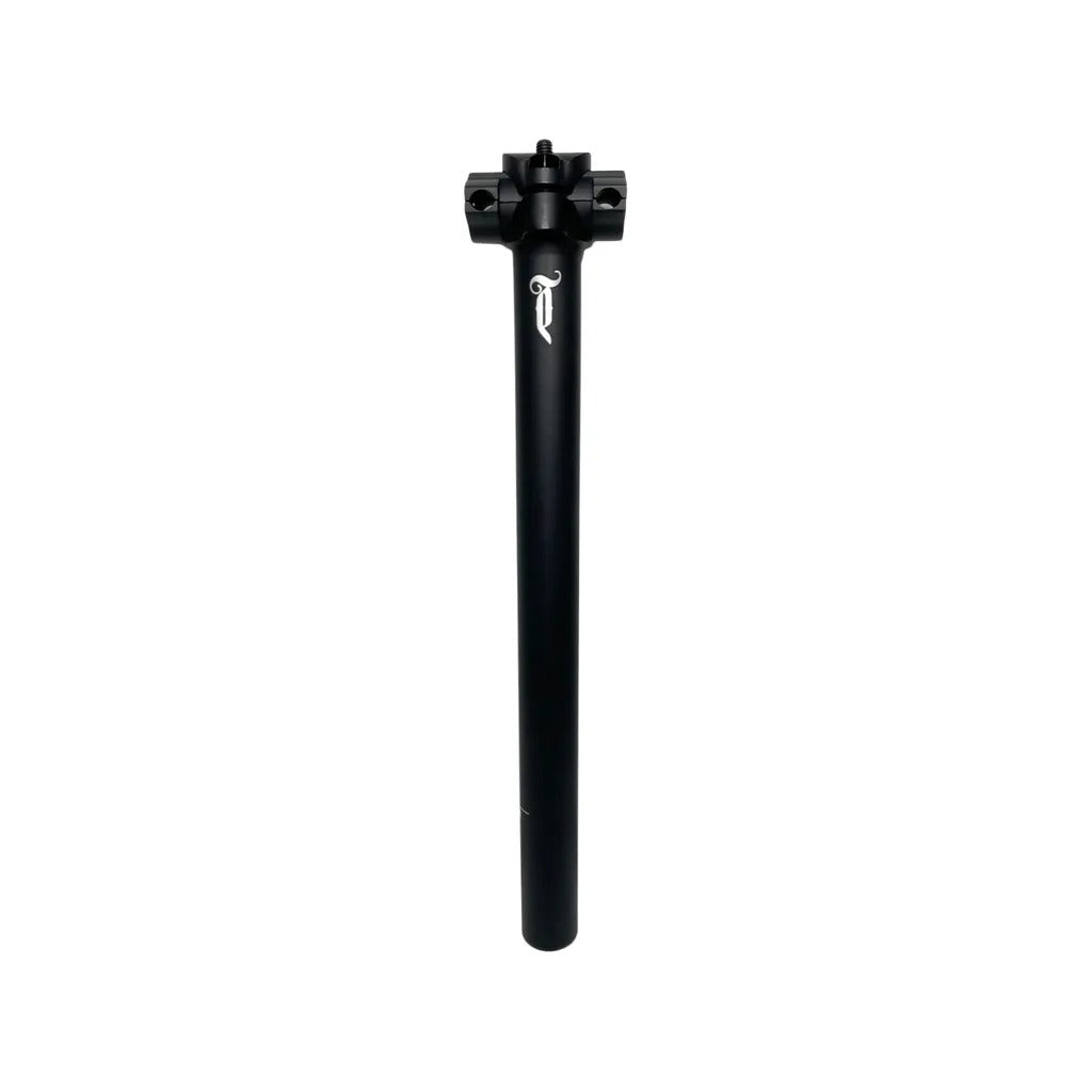 TEMPERED - T LOGO RAIL SEAT POST 320MM