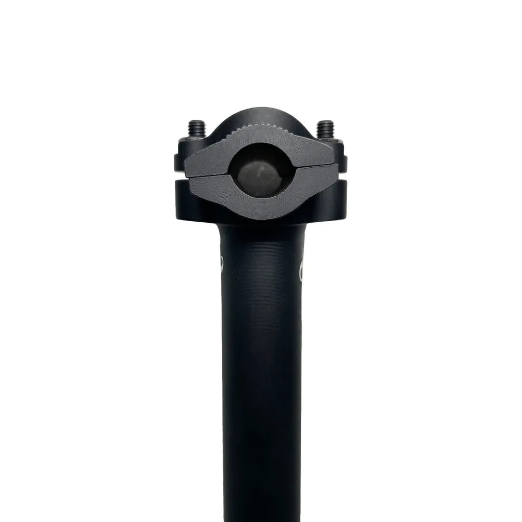 TEMPERED - T LOGO RAIL SEAT POST 320MM