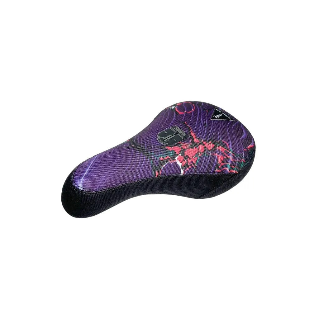 TEMPERED - PURPLE/ PINK MARBLE PIVOTAL SEAT