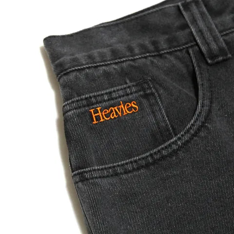 HEAVIES 04 JEANS WASHED BLACK