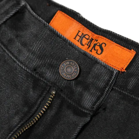 HEAVIES 04 JEANS WASHED BLACK