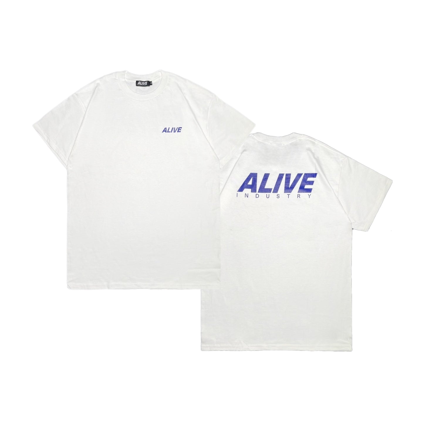 ALIVE INDUSTRY - 22' LOGO TEE WHITE