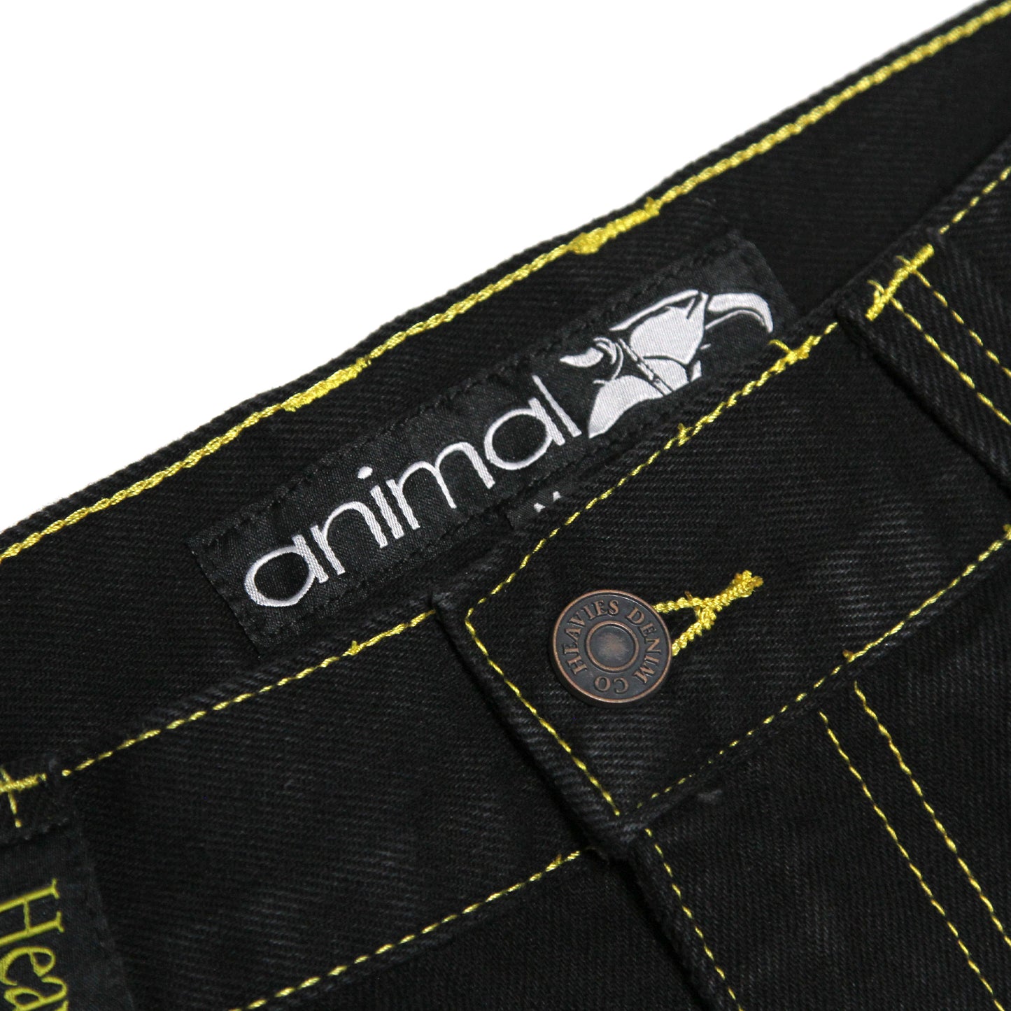 HEAVIES X ANIMAL - STRAIGHT JEANS BLACK