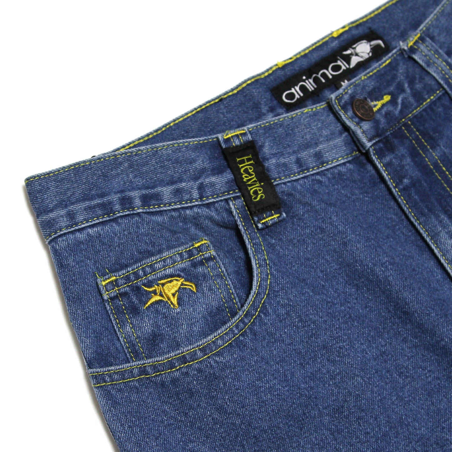 HEAVIES X ANIMAL - STRAIGHT JEANS BLUE