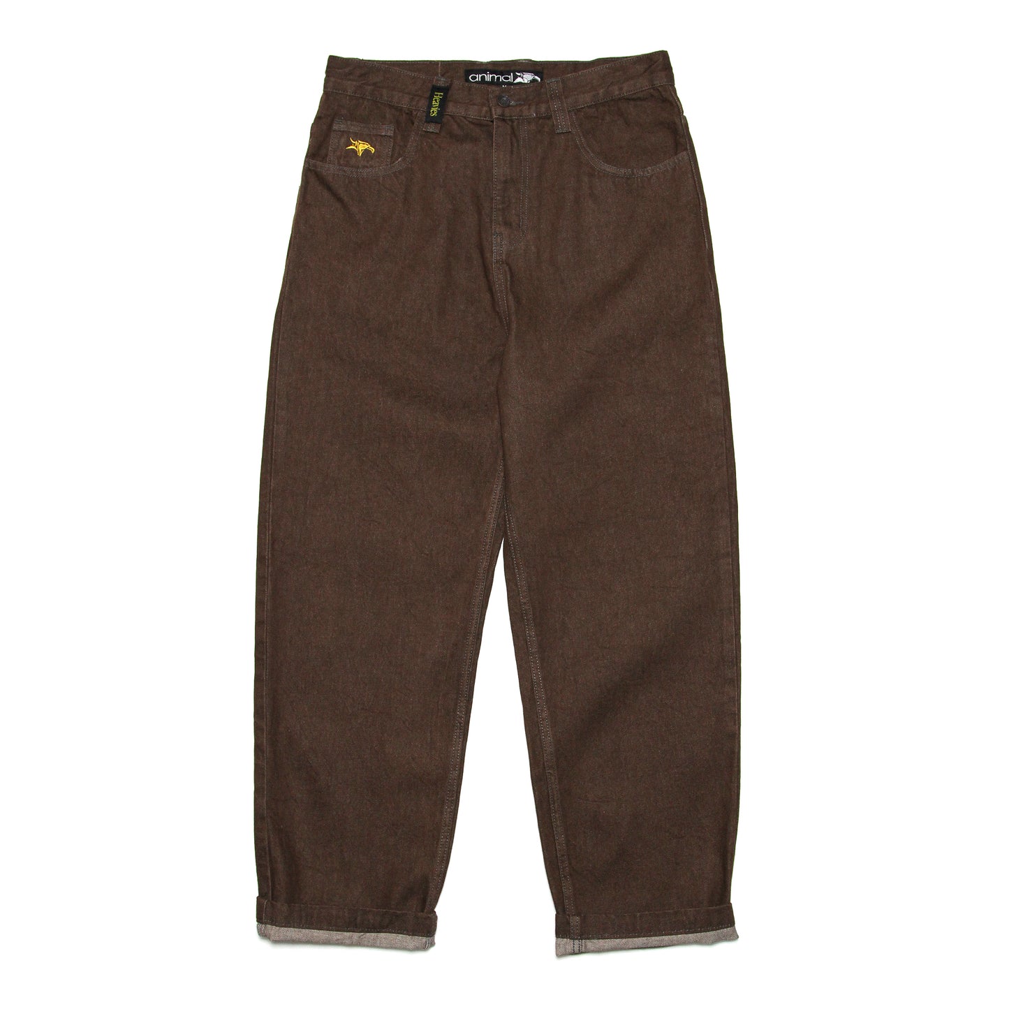 HEAVIES X ANIMAL - STRAIGHT JEANS BROWN