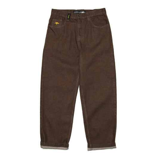 HEAVIES X ANIMAL - STRAIGHT JEANS BROWN