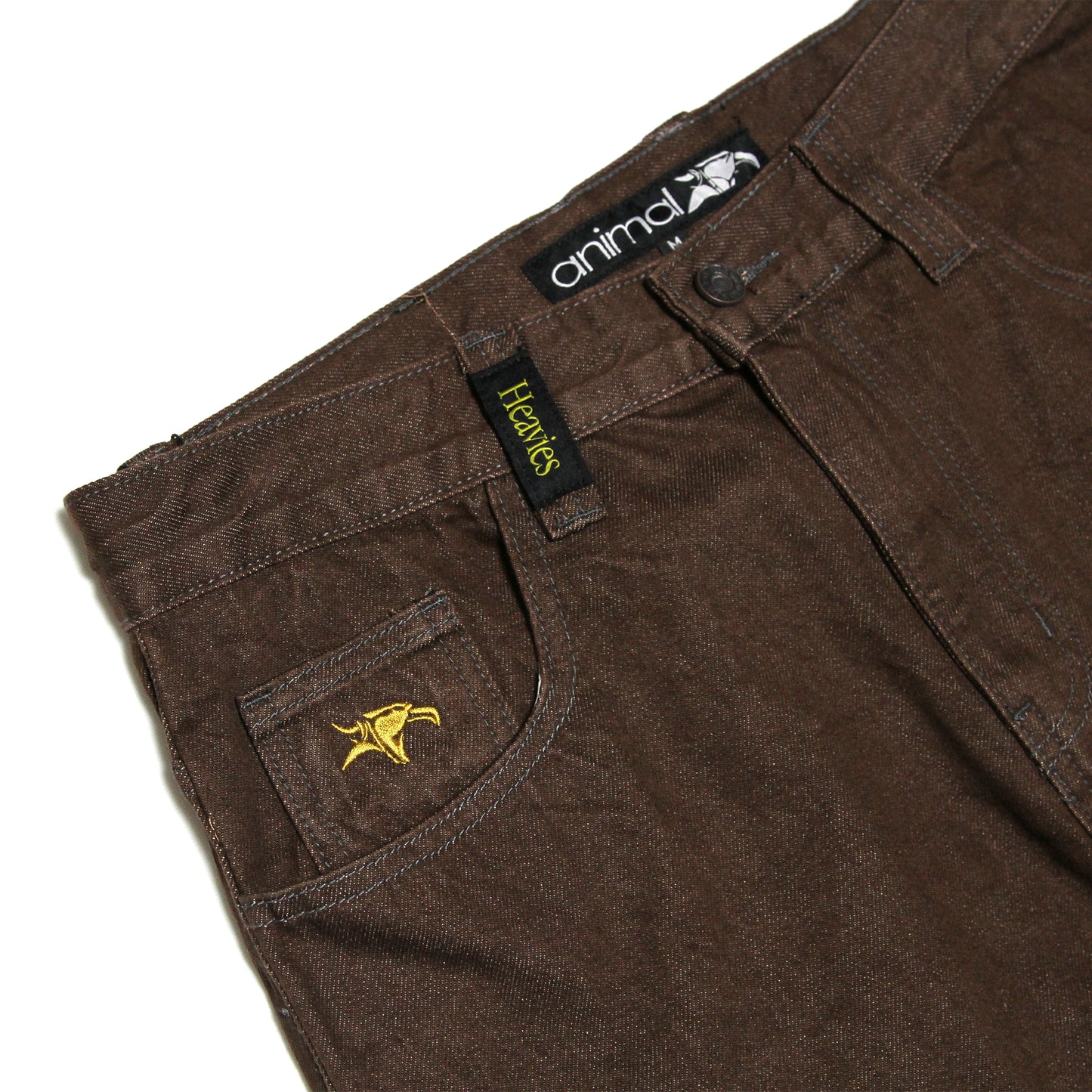 HEAVIES X ANIMAL - STRAIGHT JEANS BROWN