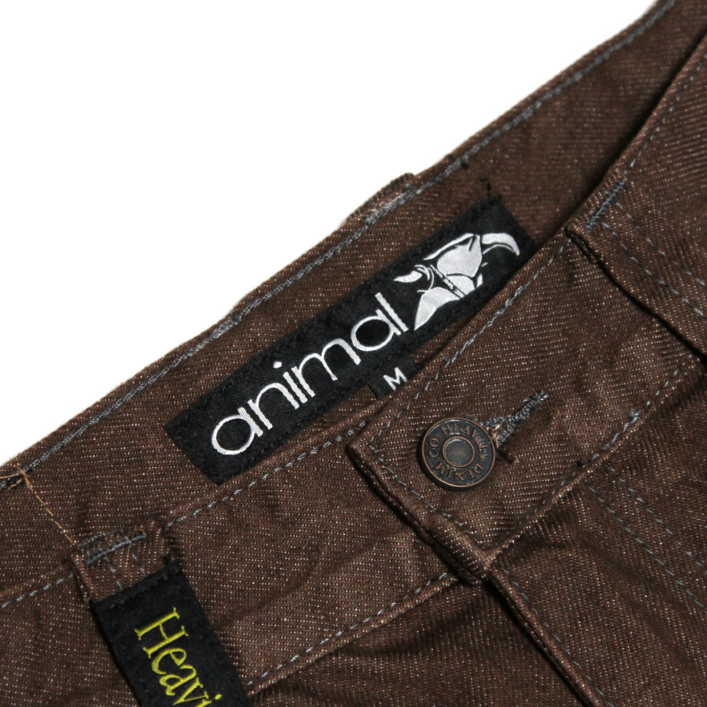 HEAVIES X ANIMAL - STRAIGHT JEANS BROWN