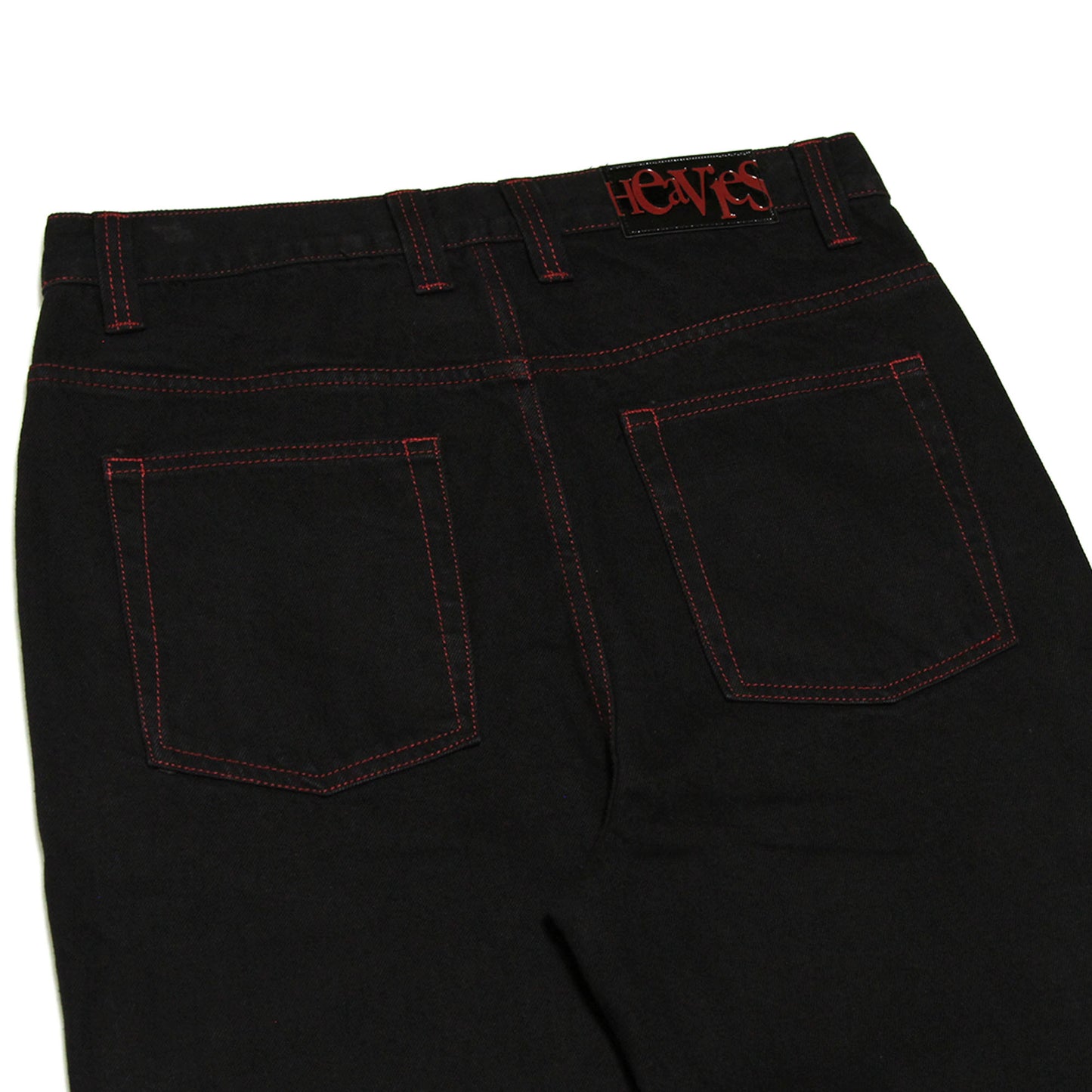 HEAVIES X ANIMAL - STRAIGHT JEANS V2 BLACK/RED
