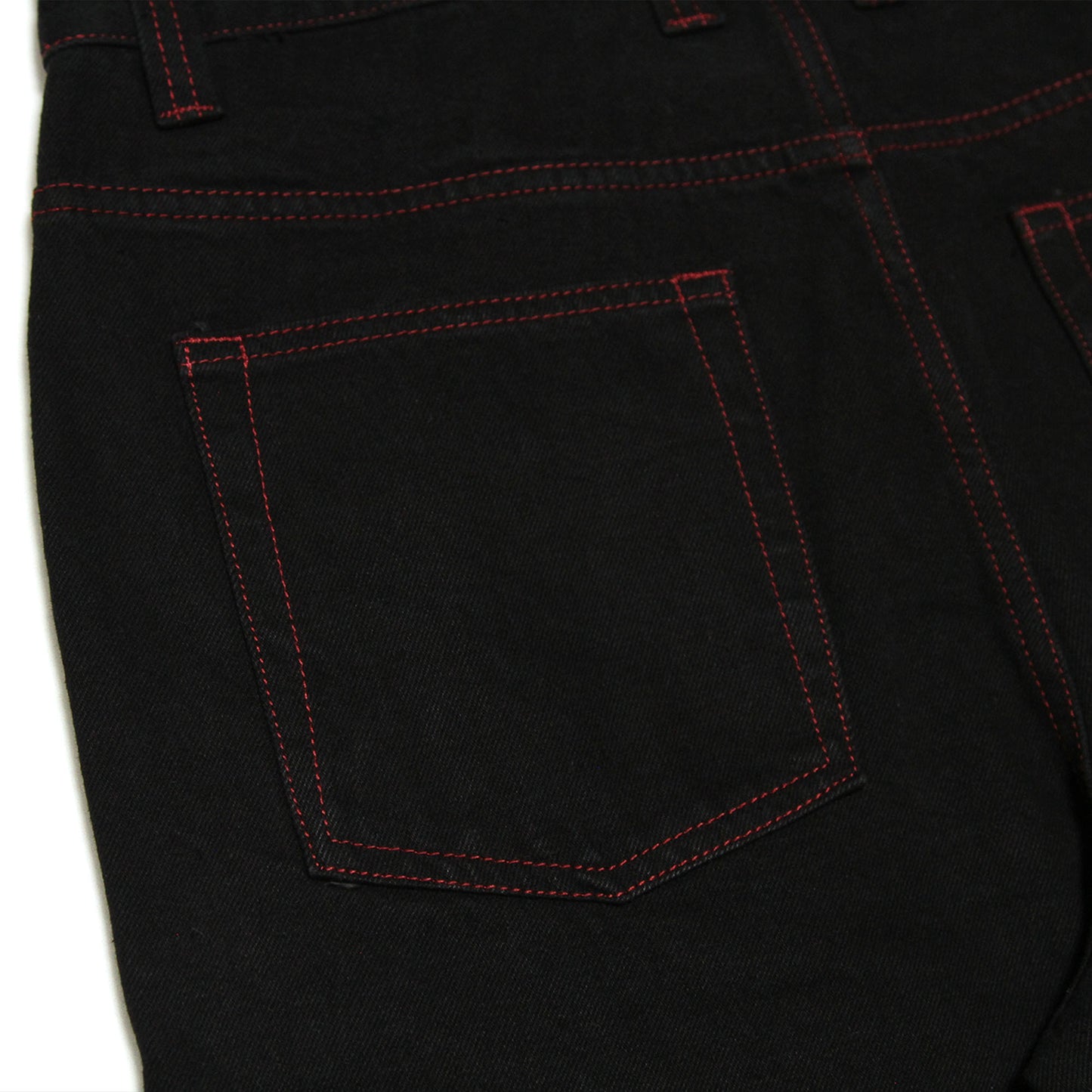 HEAVIES X ANIMAL - STRAIGHT JEANS V2 BLACK/RED