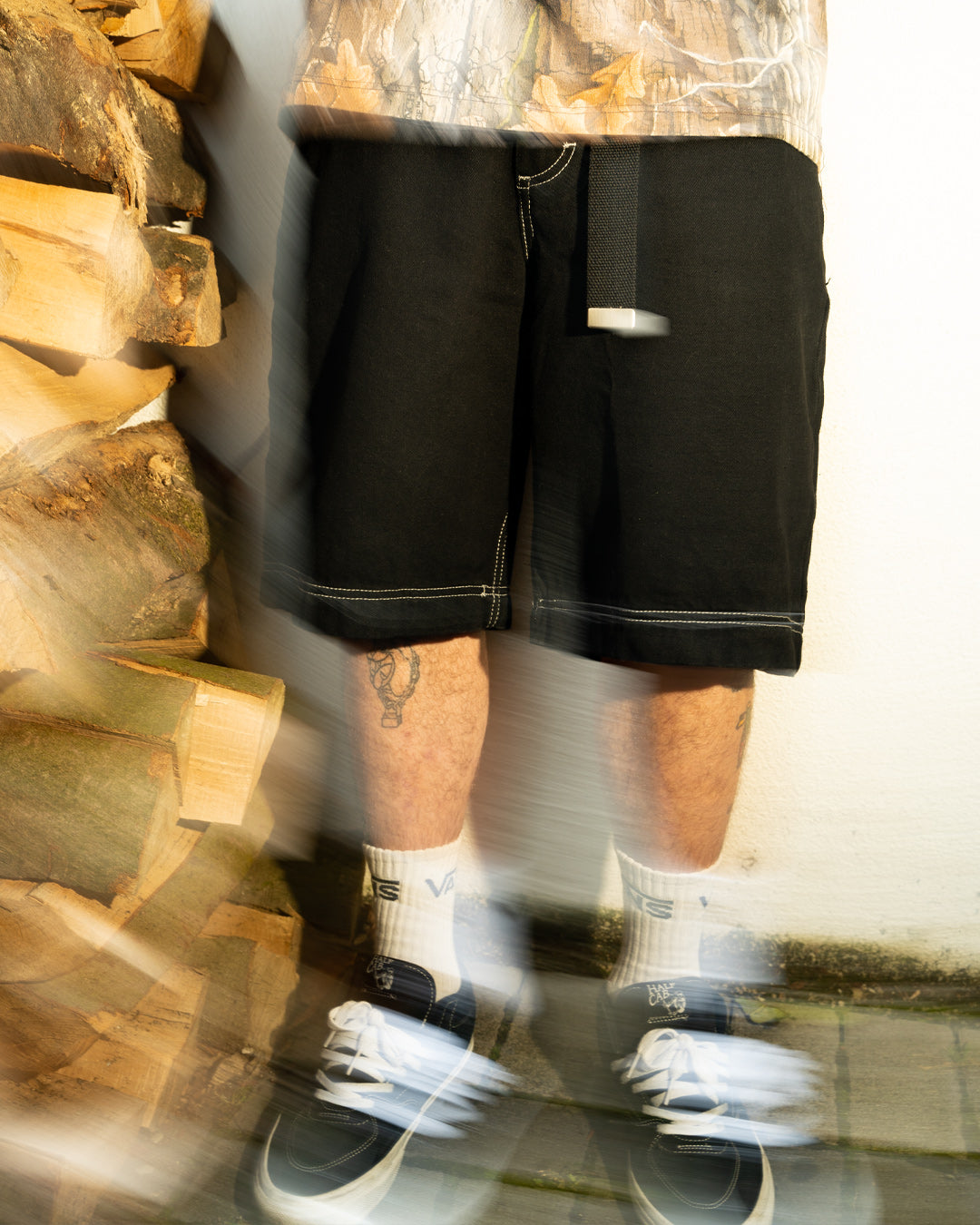 HEAVIES X CULT - 02 SHORTS BLACK