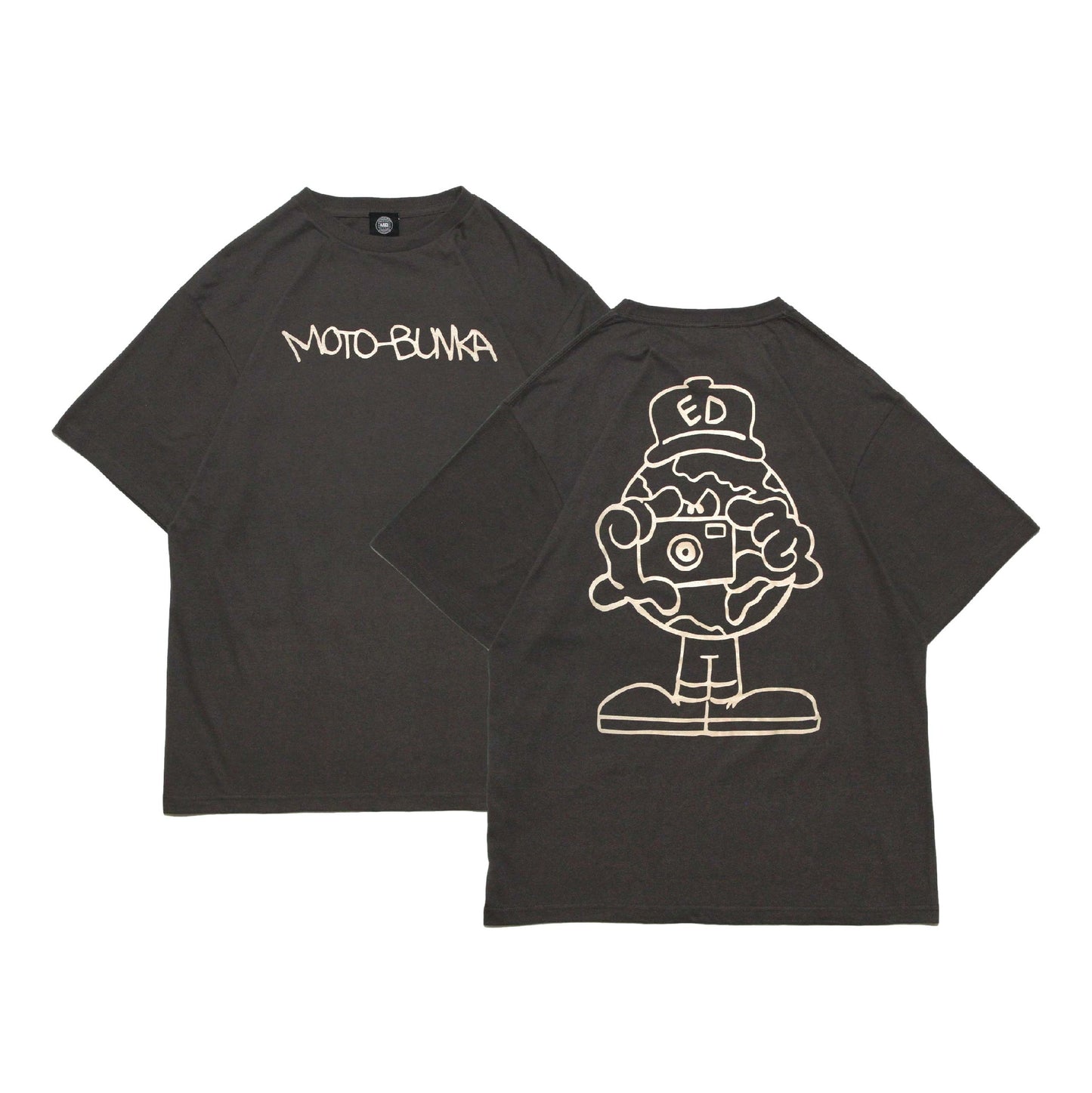 MOTOBUNKA - MB EDWIN TEE CHARCOAL