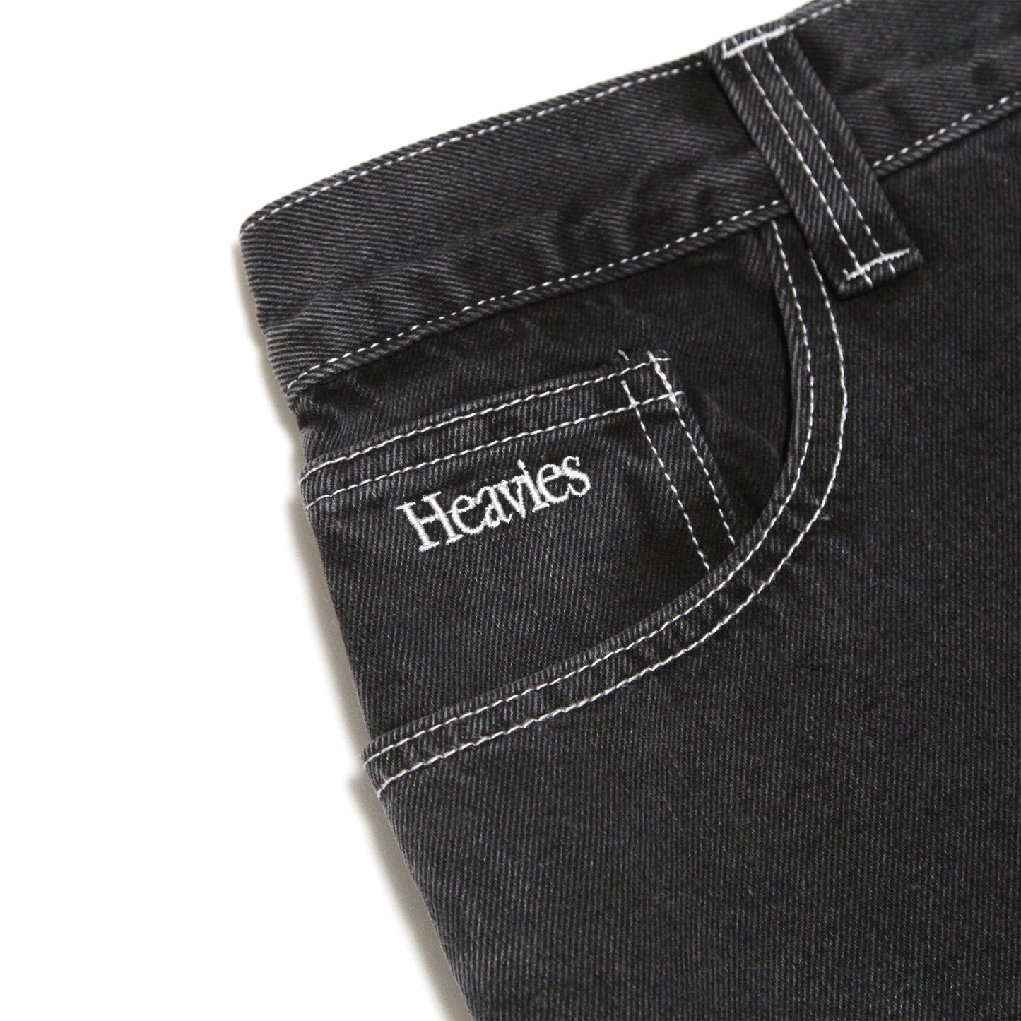 HEAVIES 03 JEANS WASHED BLACK