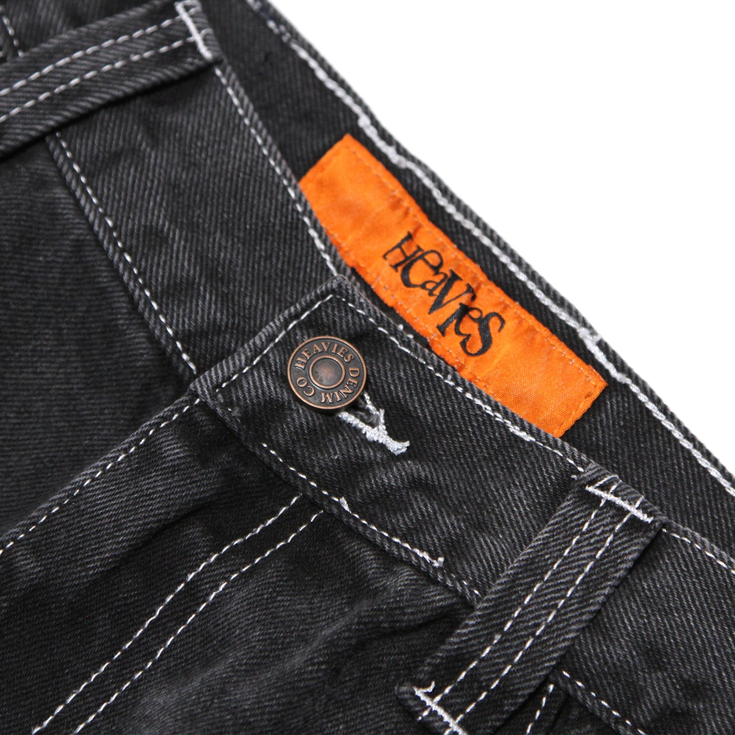 HEAVIES 03 JEANS WASHED BLACK