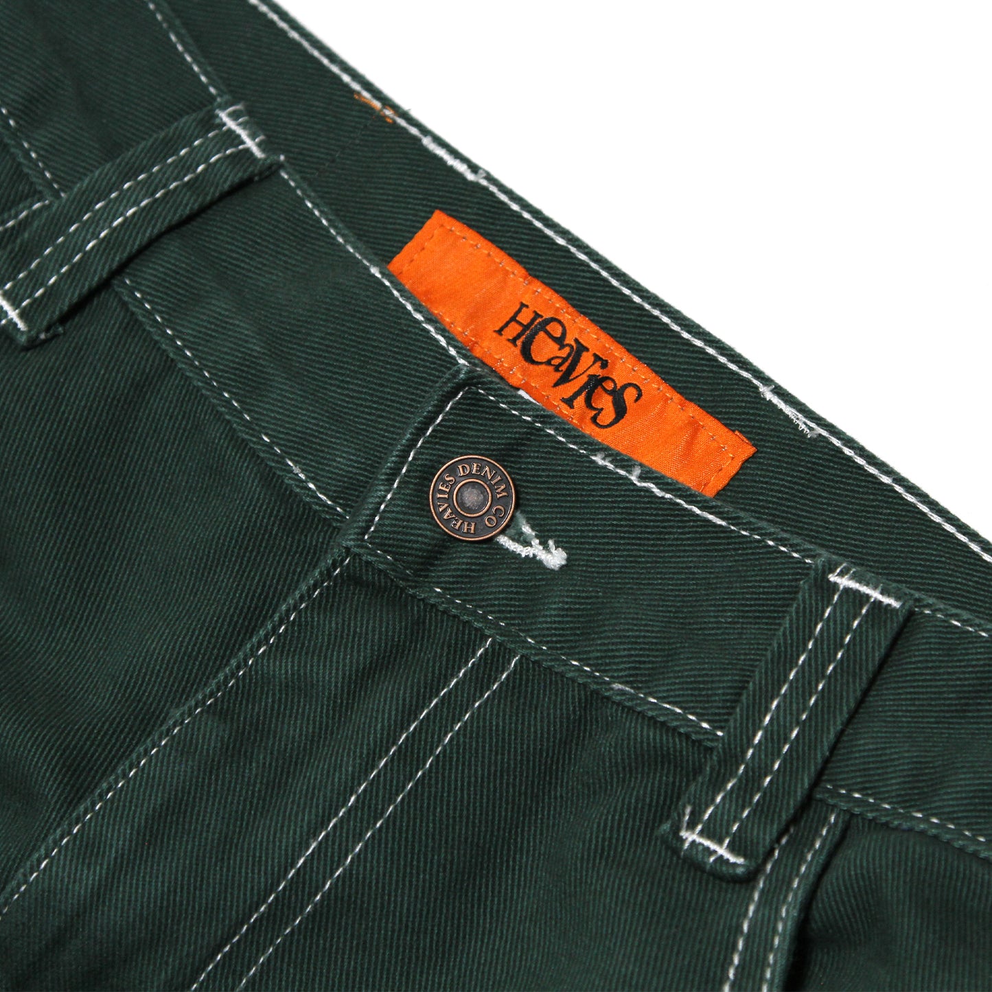 HEAVIES 06 JEANS DARK GREEN