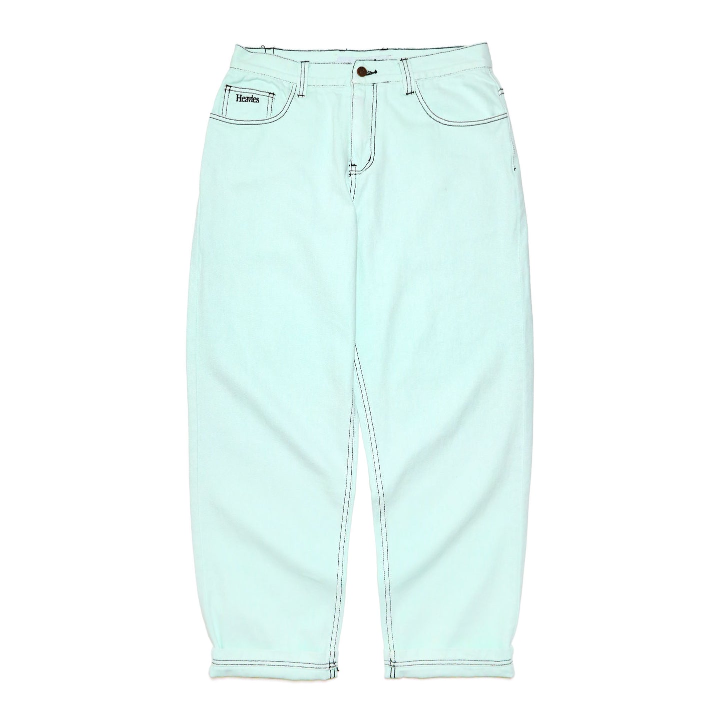 HEAVIES JEANS MINT WHITE