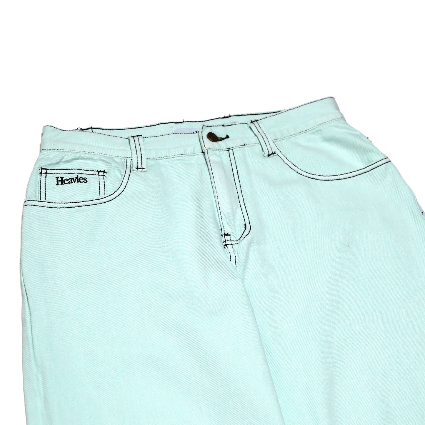 HEAVIES JEANS MINT WHITE