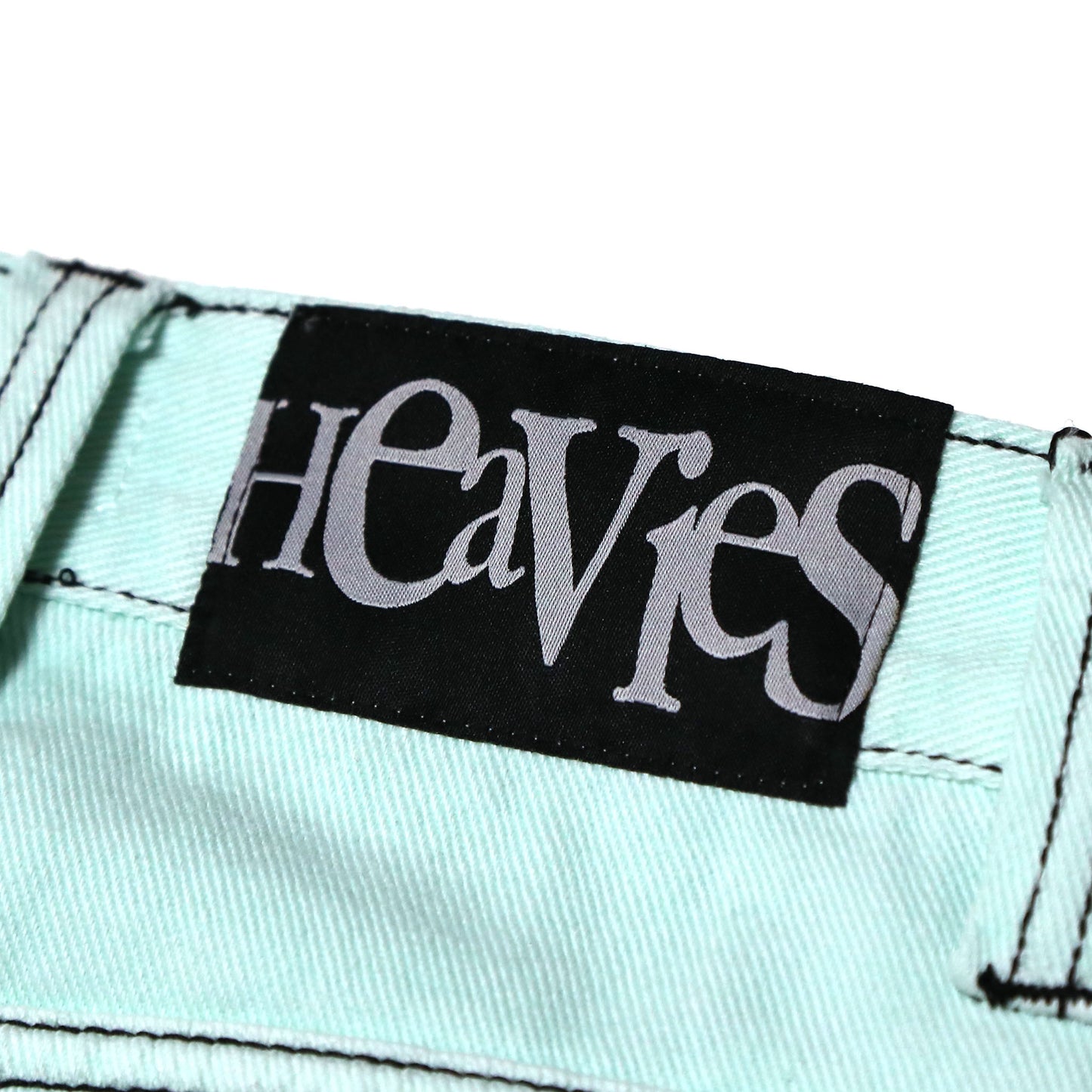 HEAVIES JEANS MINT WHITE