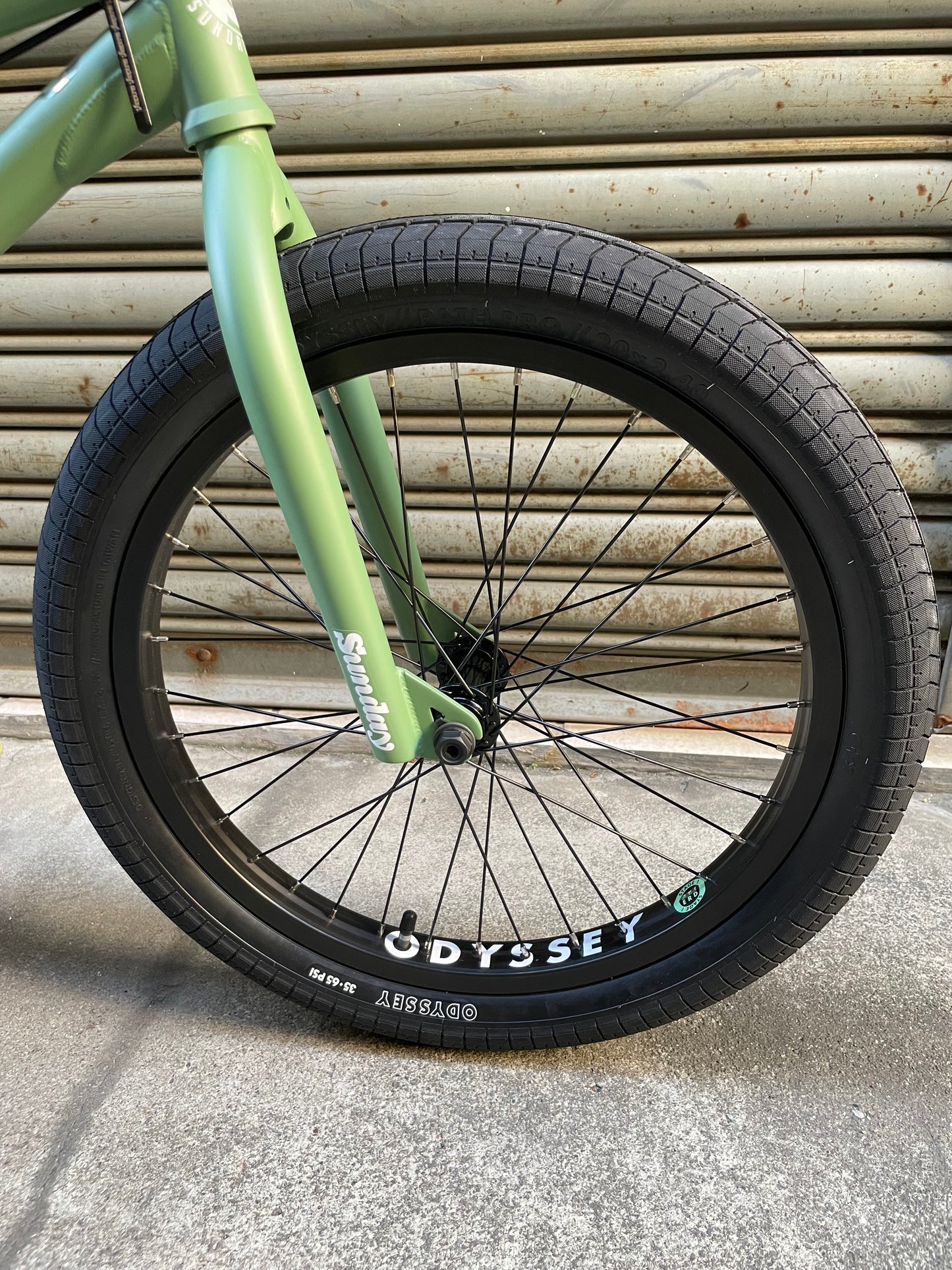 SUNDAY - 2025 FORECASTER BMX 20.75" MATT SAGE GREEN BRETT SILVA 簽名款