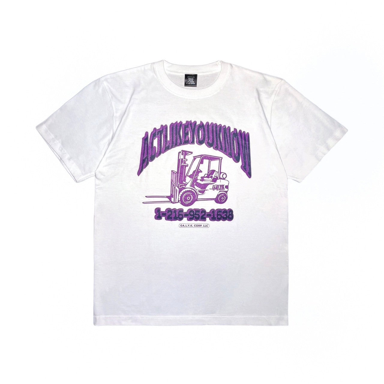 ACT LIKE YOU KNOW - OHSA SAFE TEE WHITE