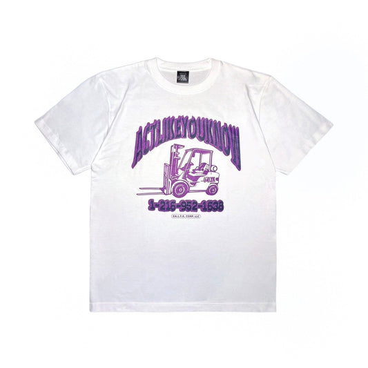 ACT LIKE YOU KNOW - OHSA SAFE TEE WHITE