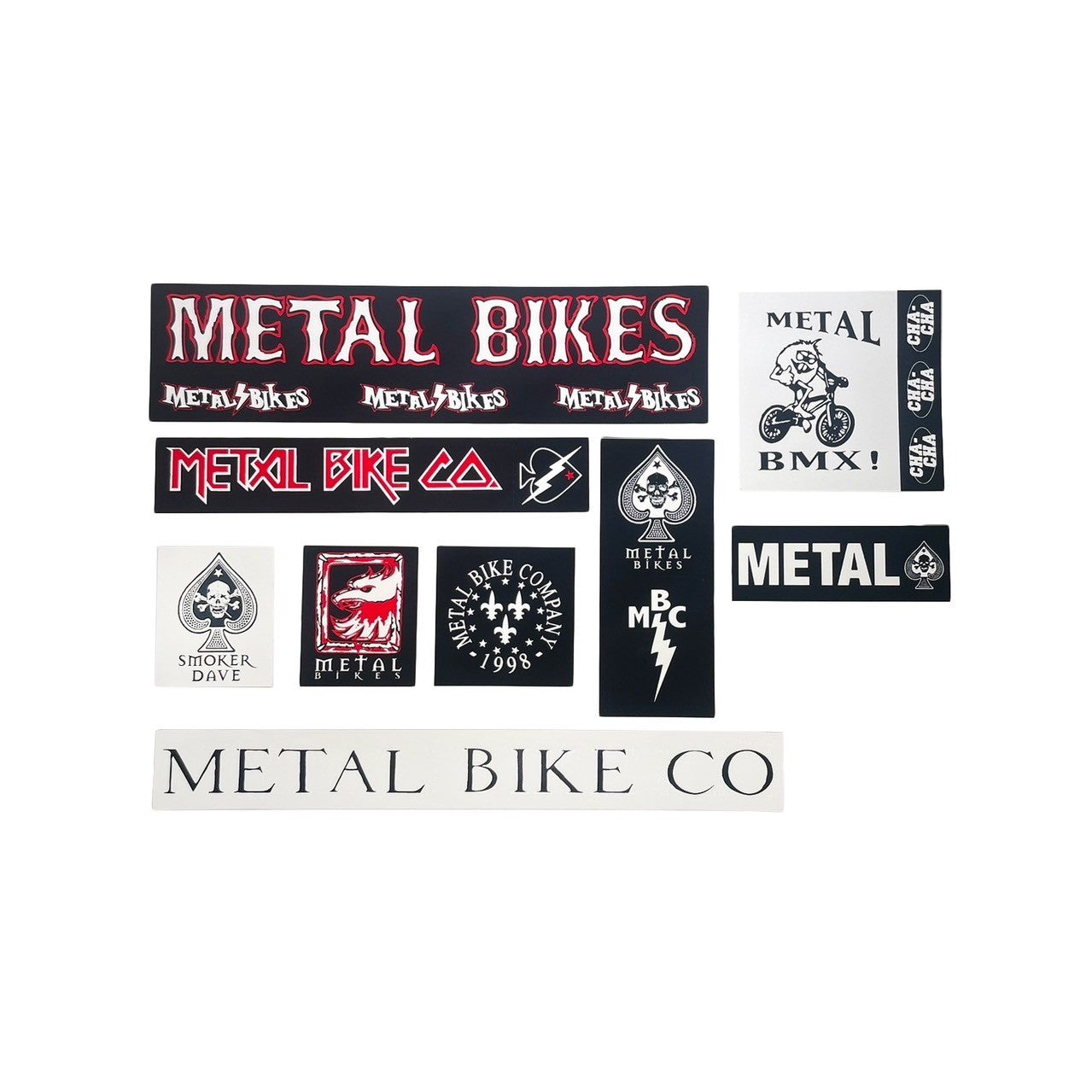 METAL BIKES - STICKER PACK – STASH BMX DISTRIBUTION