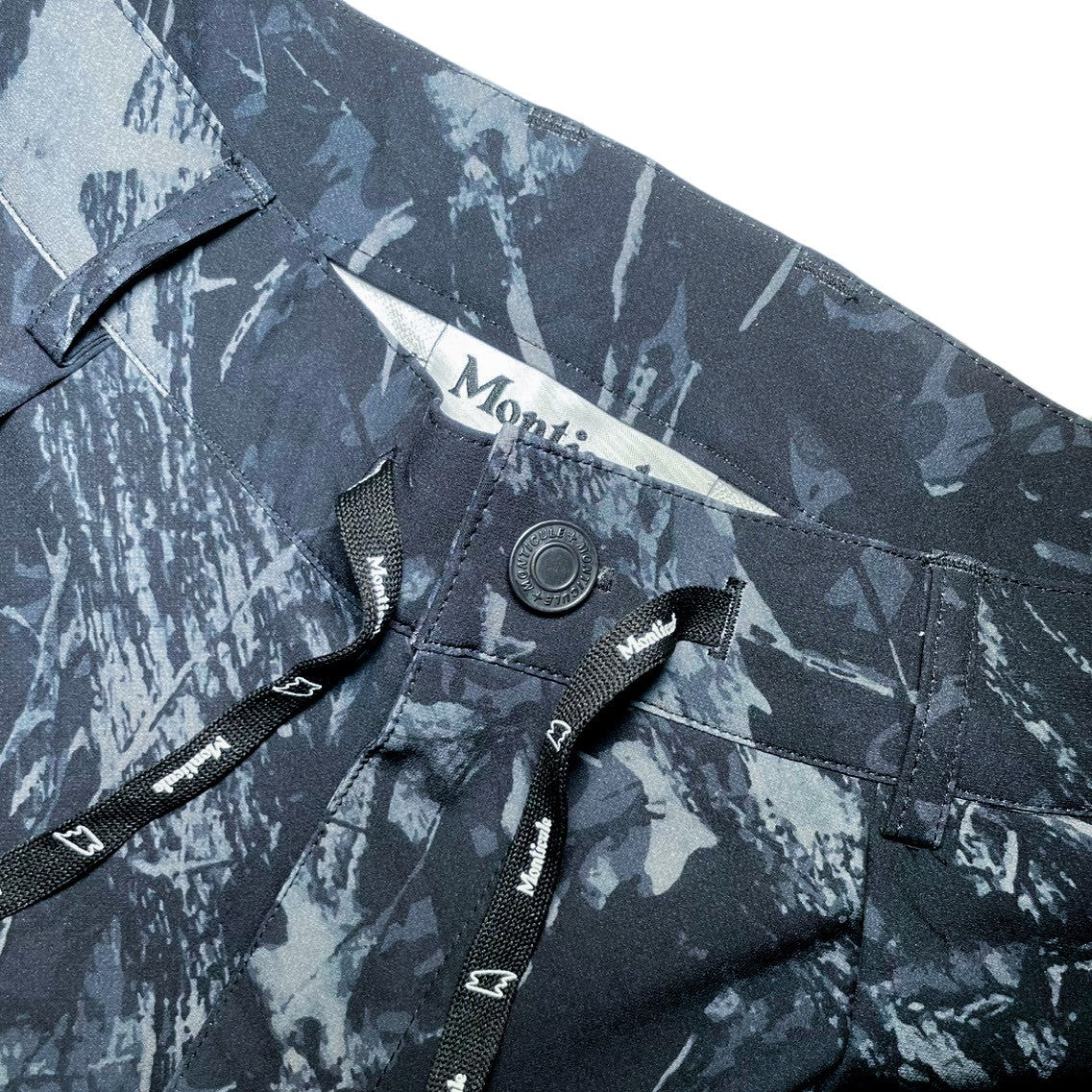 MONTICULE - OCEAN PARK CARGO PANTS V3 BLACK CAMO