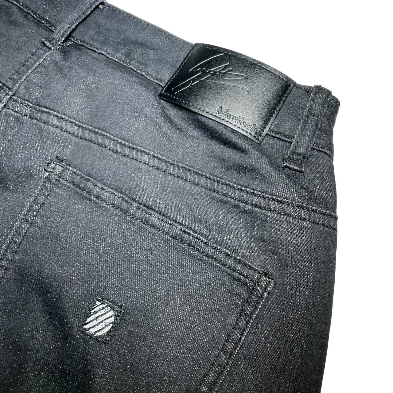 MONTICULE - GARRETT REYNOLDS JEANS BLACK