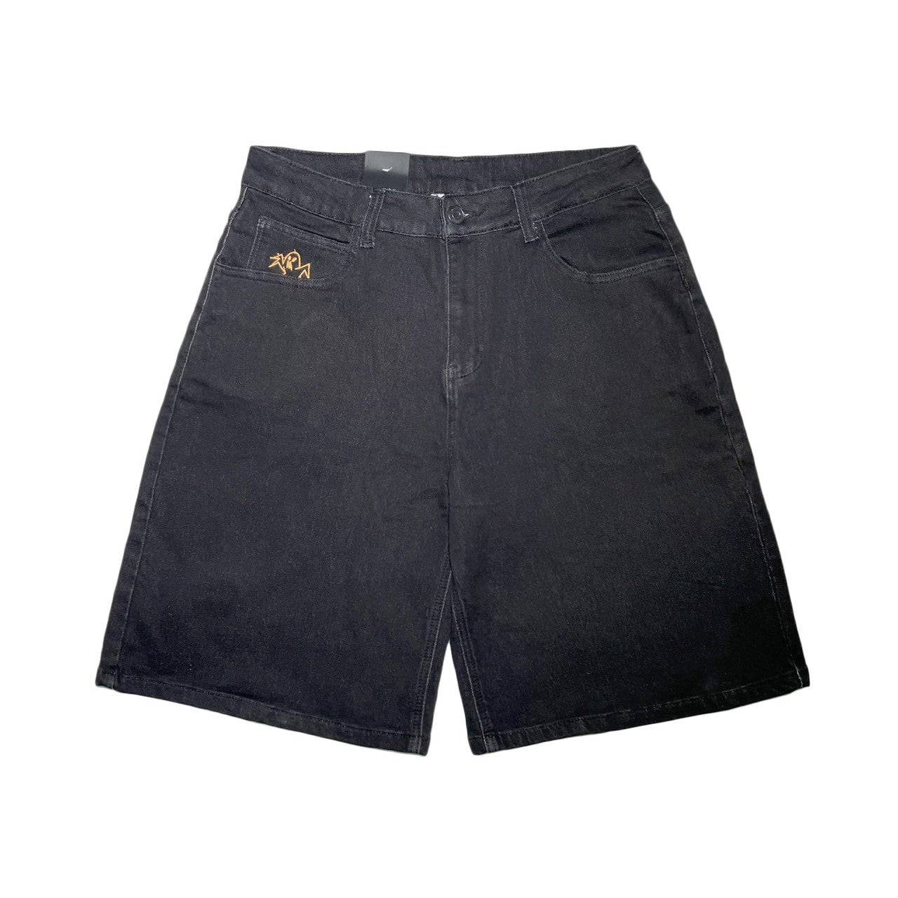 MONTICULE - GHOST JEAN SHORTS BLACK