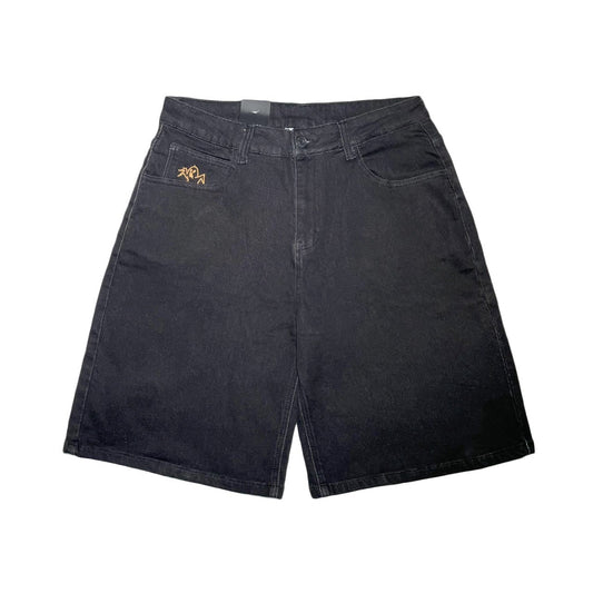 MONTICULE - GHOST JEAN SHORTS BLACK