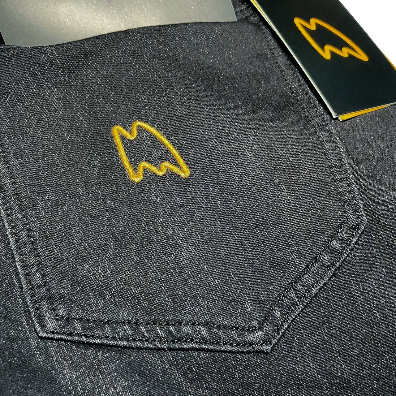 MONTICULE - GHOST JEAN SHORTS BLACK