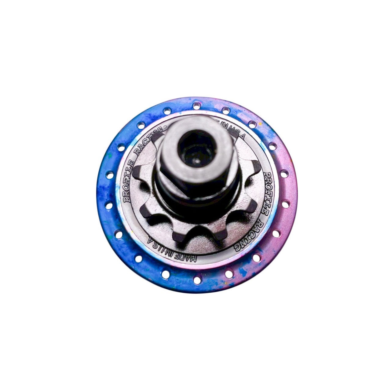 PROFILE RACING - ELITE CASSETTE HUB SET GALAXY RUST 3/8"FEMALE AXLE