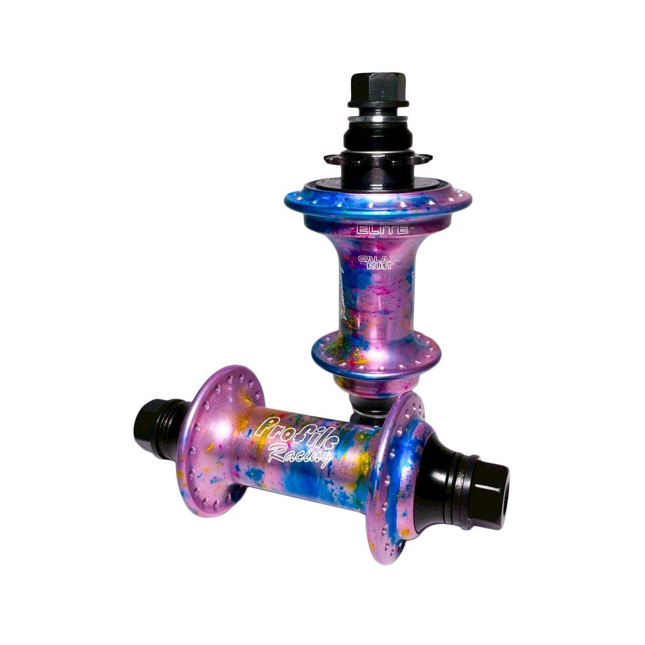 PROFILE RACING - ELITE CASSETTE HUB SET GALAXY RUST 3/8"FEMALE AXLE