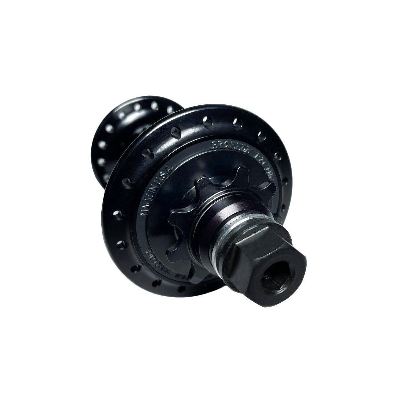 PROFILE RACING - ELITE CASSETTE HUB SET BLACK 3/8"FEMALE AXLE