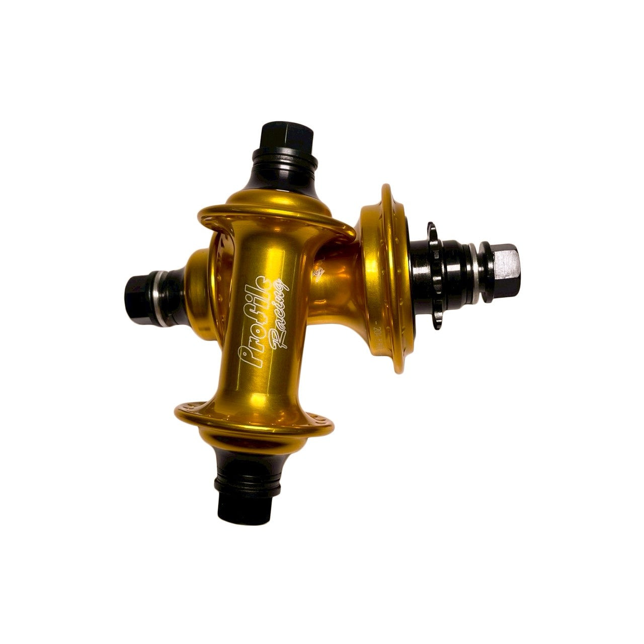 PROFILE RACING - ELITE CASSETTE HUB SET 3/8" FEMALE AXLE GOLD