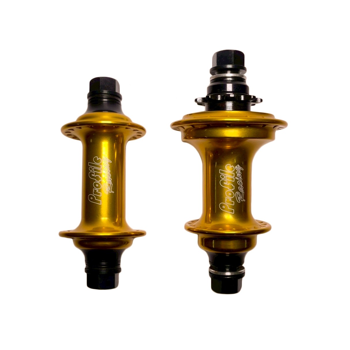 PROFILE RACING - ELITE CASSETTE HUB SET 3/8" FEMALE AXLE GOLD