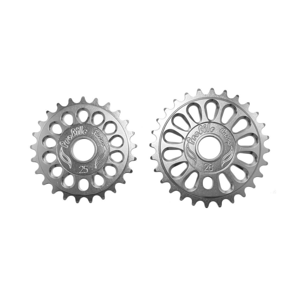 PROFILE RACING - IMPERIAL SPROCKET 25T/ 28T SILVER – STASH BMX