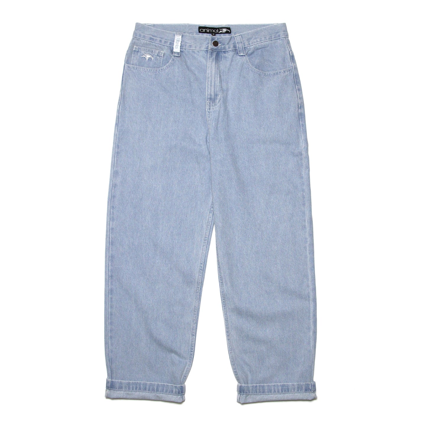 HEAVIES X ANIMAL - STRAIGHT JEANS V2 LIGHT BLUE